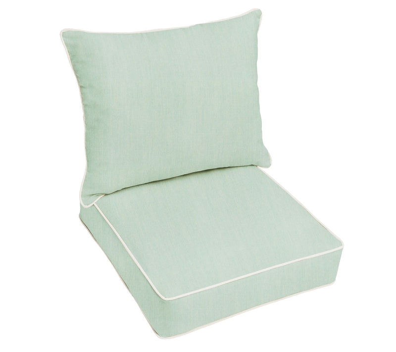 Sunbrella Deep Seating Pillow and Cushion Set — View 17