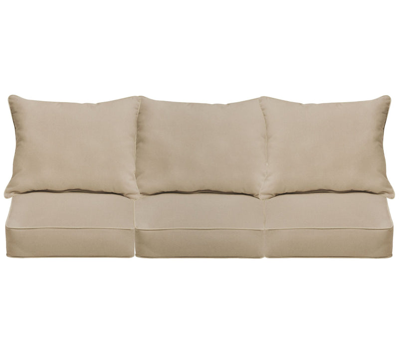 Deep Seating Sofa Pillow & Cushion Set 23x25x5 — View 15