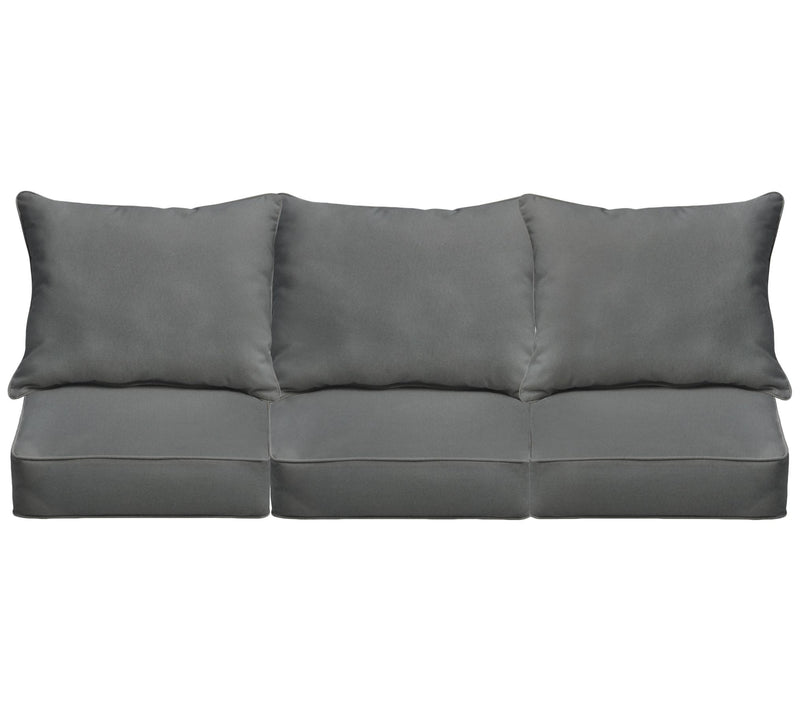 Deep Seating Sofa Pillow & Cushion Set 23x25x5 — View 5