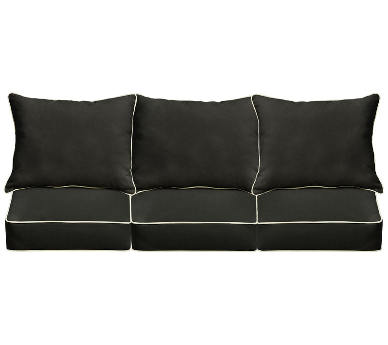 Sunbrella Deep Seating Sofa Pillow and CushionSet 23x25x5 — View 7