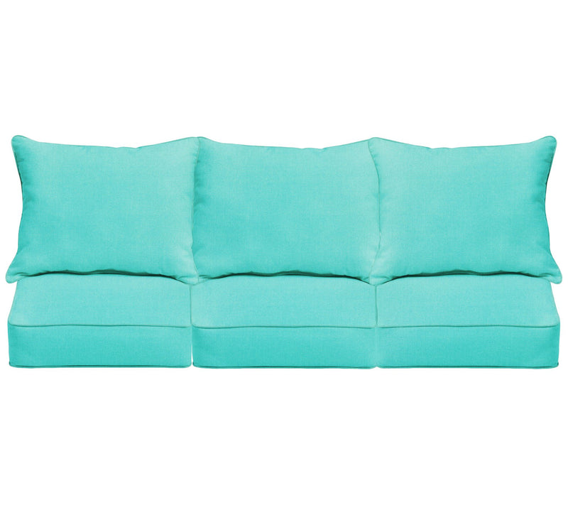 Sunbrella Deep Seating Sofa Pillow and CushionSet 23x25x5 — View 5