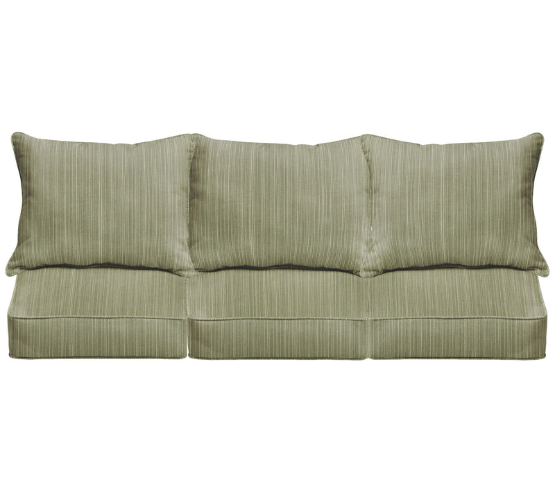Sunbrella Deep Seating Sofa Pillow and CushionSet 23x25x5 — View 3