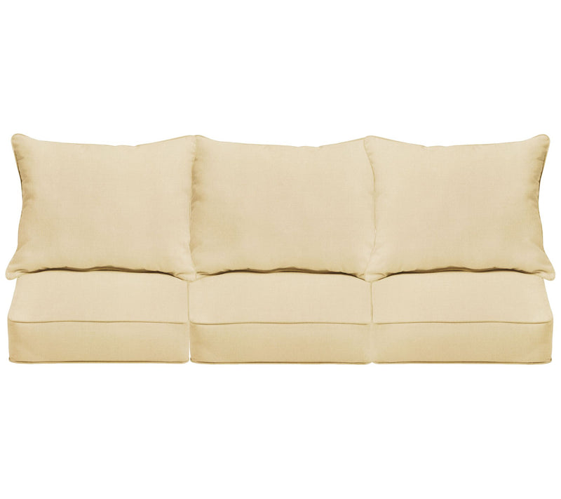 Sunbrella Deep Seating Sofa Pillow and CushionSet 23x25x5 — View 3