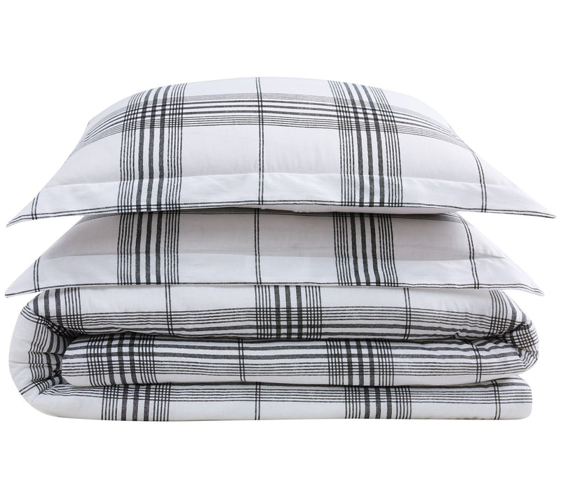 Cottage Classics Cottage Plaid 3-Piece King Comforter Set — View 2