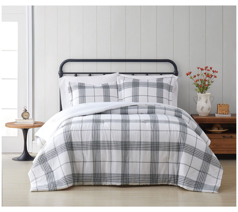 Cottage Classics Cottage Plaid 3-Piece King Comforter Set — Main view