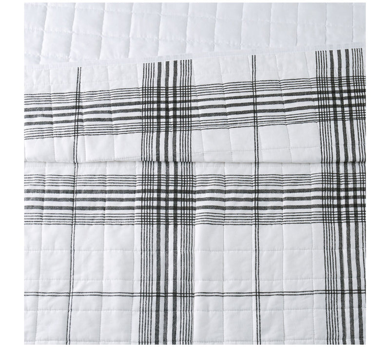 Cottage Classics Cottage Plaid 3-Piece Full/Queen Quilt Set — View 4