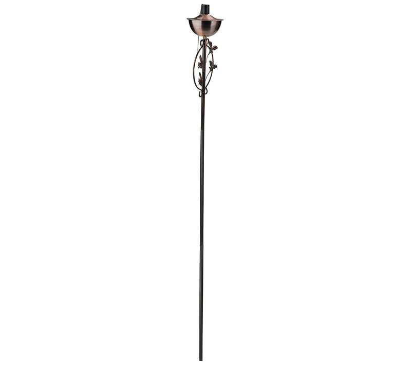 DAK Floral Motif Garden Oil Lamp Toch — View 3