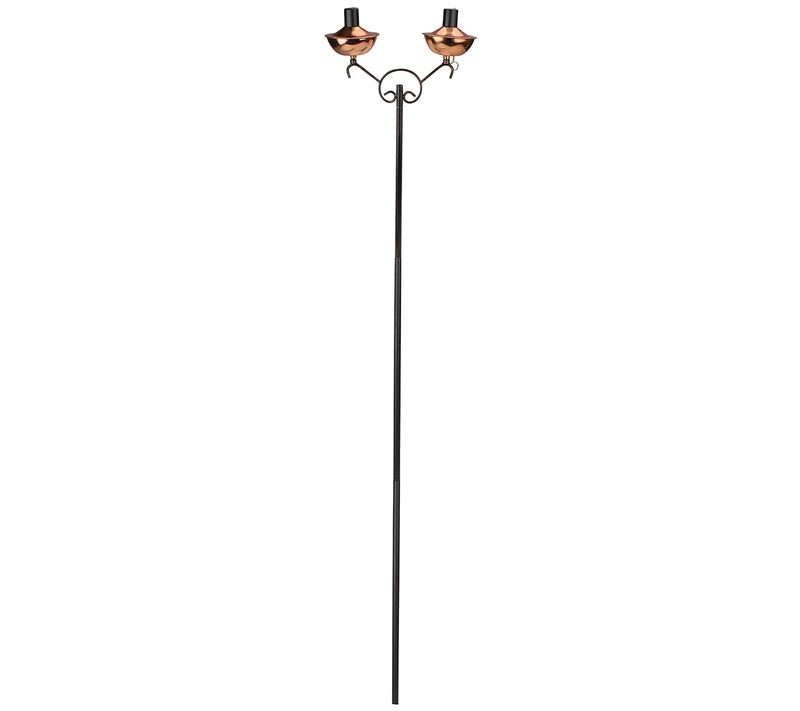DAK Sleek Copper Oil Lamp Torch — Main view