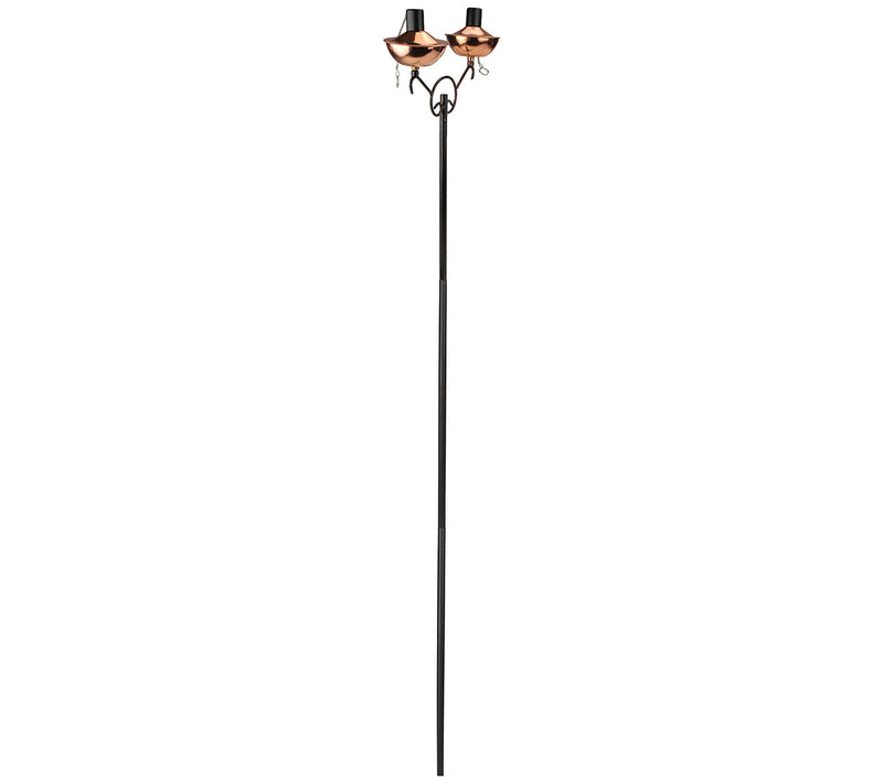 DAK Sleek Copper Oil Lamp Torch — View 3