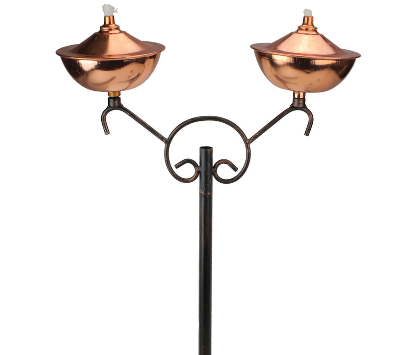 DAK Sleek Copper Oil Lamp Torch — View 4