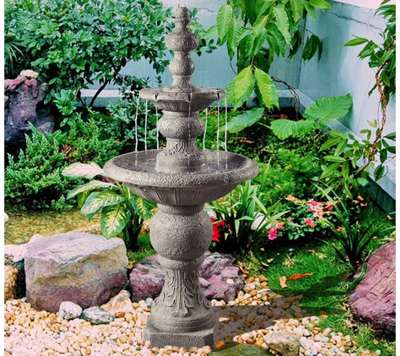 Teamson Home Outdoor Icy Stone 2-Tier Waterfall tain — View 3