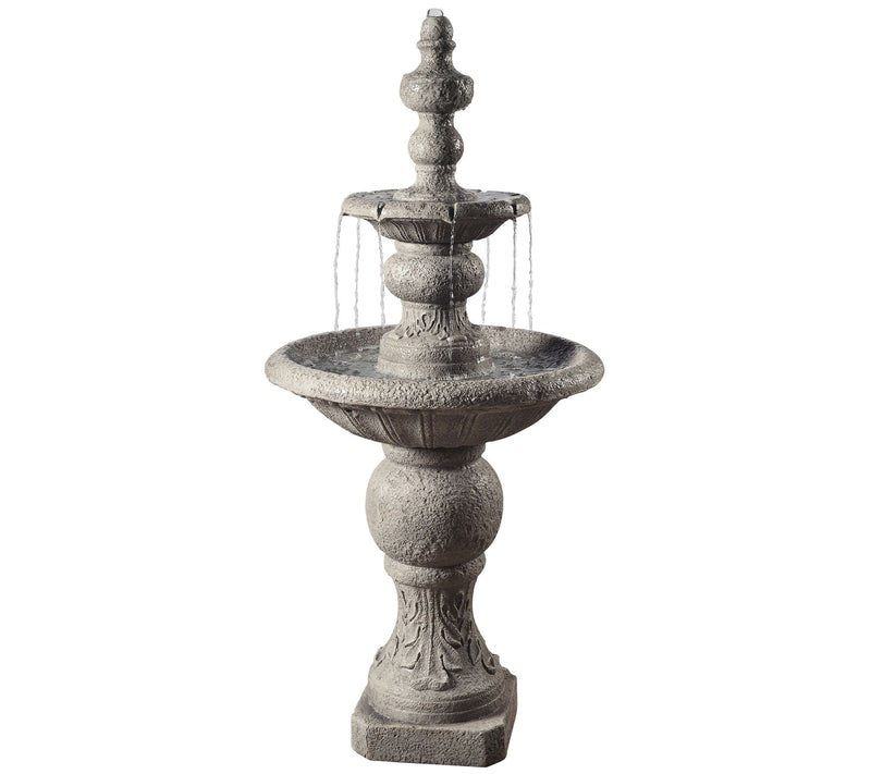 Teamson Home Outdoor Icy Stone 2-Tier Waterfall tain — Main view