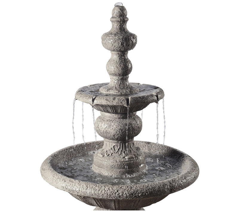 Teamson Home Outdoor Icy Stone 2-Tier Waterfall tain — View 2