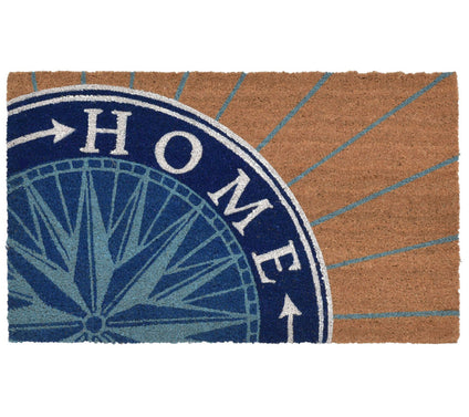 Lush Decor Natura Compass Outdoor 18" x 30" Mat