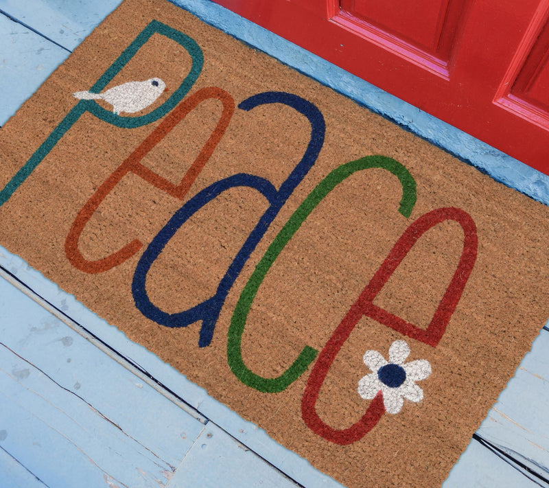 Lush Decor Natura Peace Outdoor 18" x 30" Mat — View 2