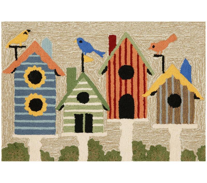 Lush Decor Frontporch Birdhouses In/Out Rug 20"x30" — Main view
