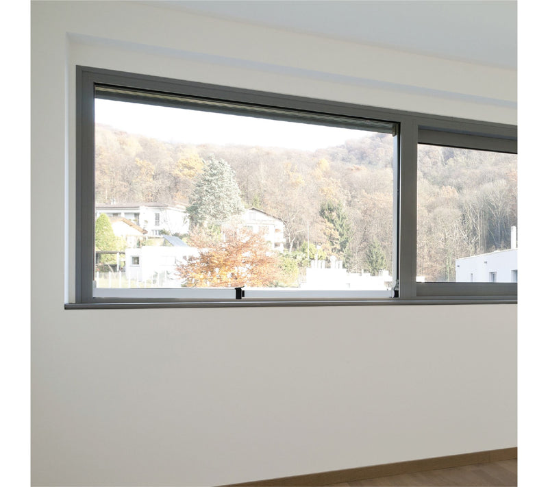 51" Adjustable Sliding Door and Window White Security Lock Bar — View 8