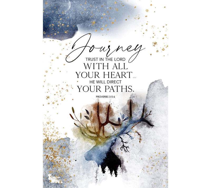 Journey - Trust In The Lord Wood Plaque with Easel and Hanger — Main view