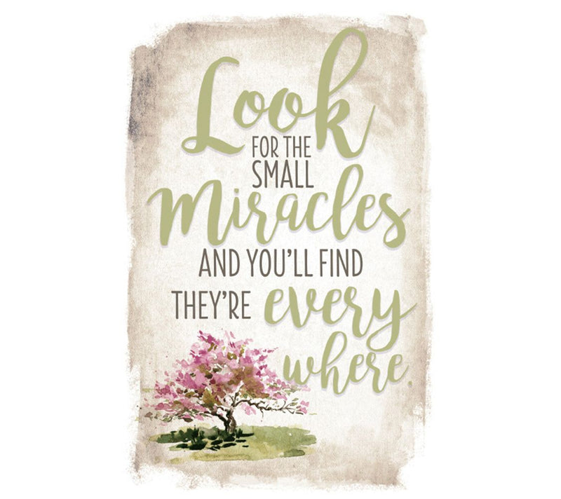 Dexsa Look For Small Miracles New Horizon WoodPlaque, Easel — Main view