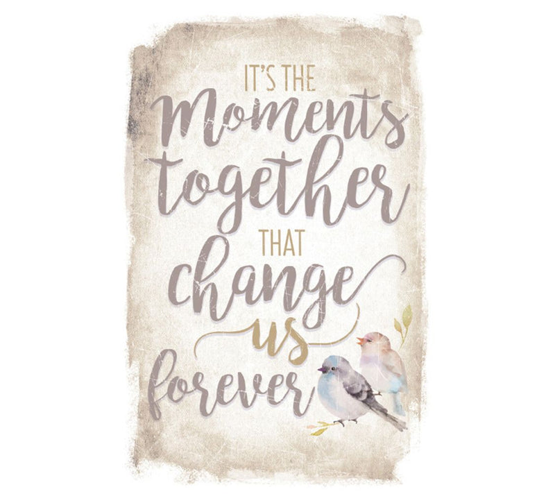 Dexsa It's The Moments Together Wood Plaque with Easel — Main view