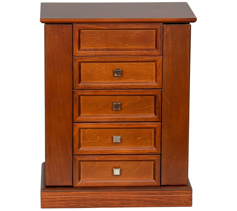 Mele & Co. Thea Wooden Jewelry Box in Walnut Finish — View 7