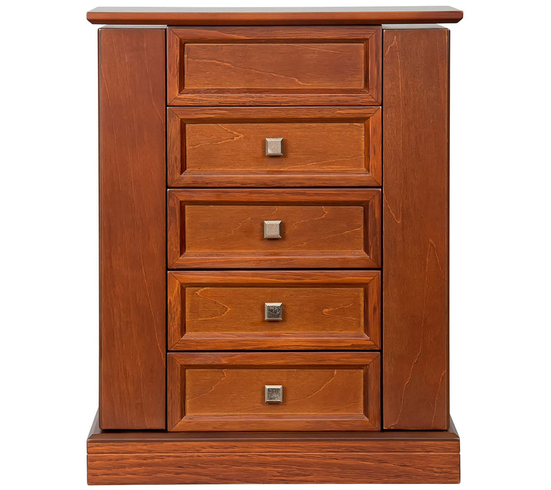 Mele & Co. Thea Wooden Jewelry Box in Walnut Finish — View 6