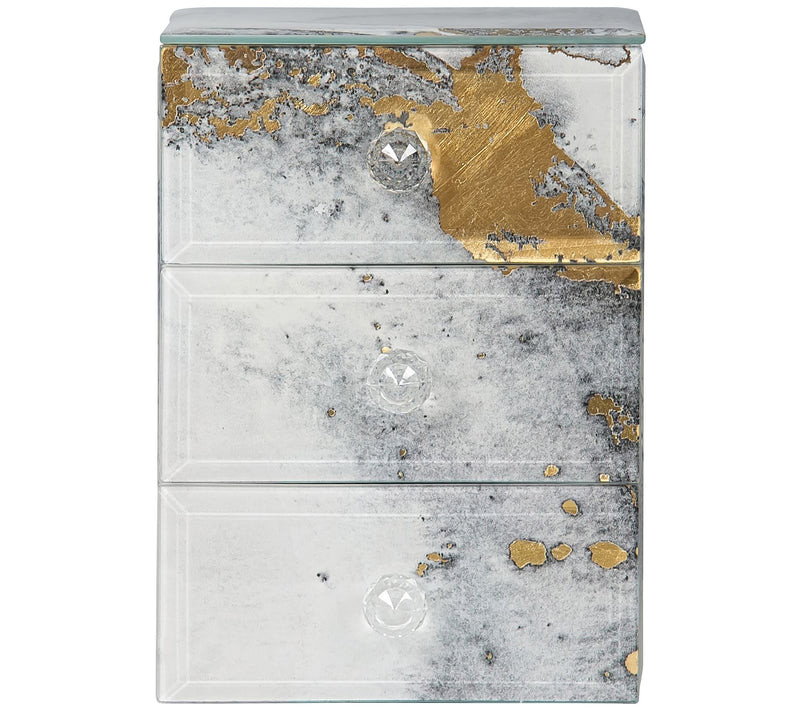 Mele & Co. Maura Marbled Glass Jewelry Box — View 4