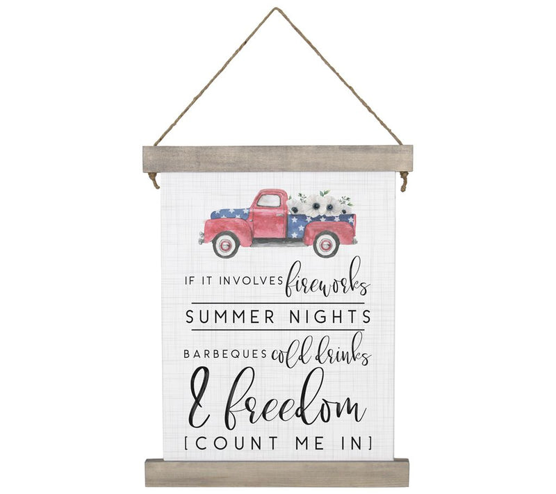 Summer Nights Hanging Canvas by Sincere Surroundings — Main view