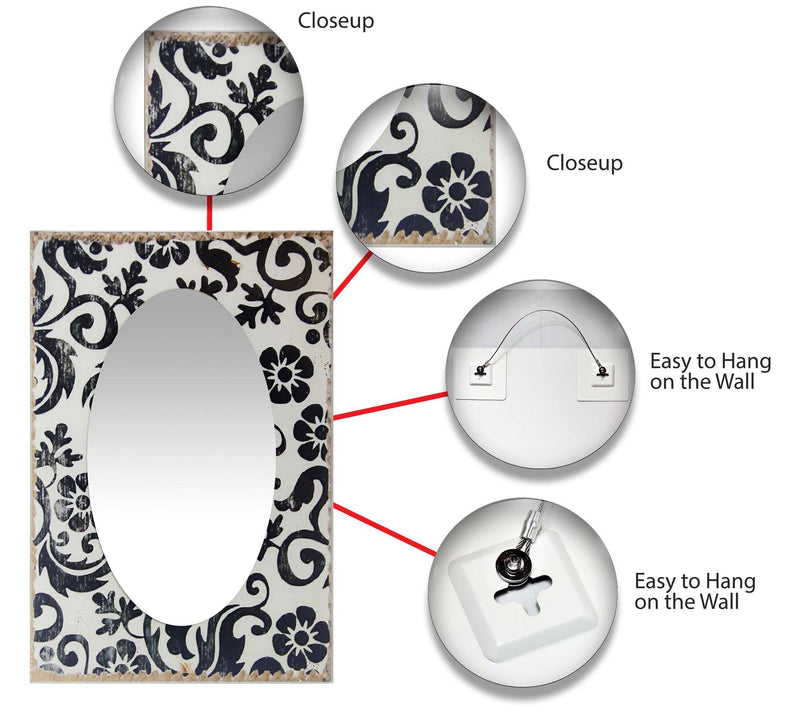 Infinity Instruments 23.5" Decorative Antique Wall Mirror — View 5