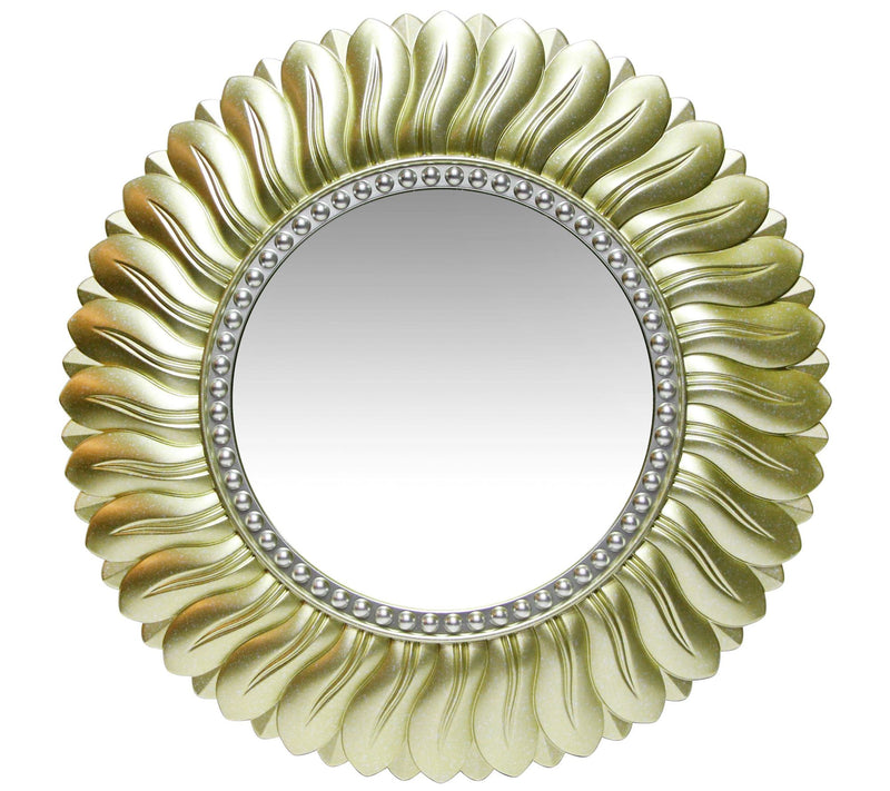 Infinity Instruments 21.5" Round Wall Mirror, Gold — Main view