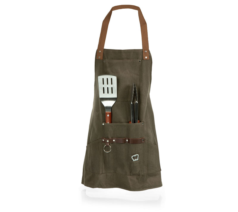Picnic Time BBQ Apron with Tools & Bottle Opener — View 3