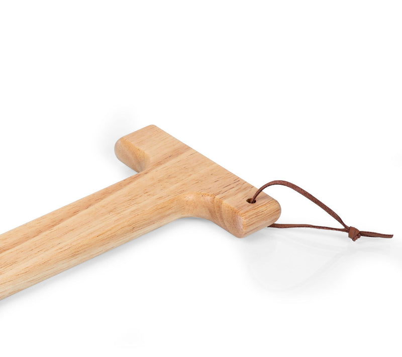 Picnic Time Hardwood BBQ Grill Scraper with Bottle Opener — View 5