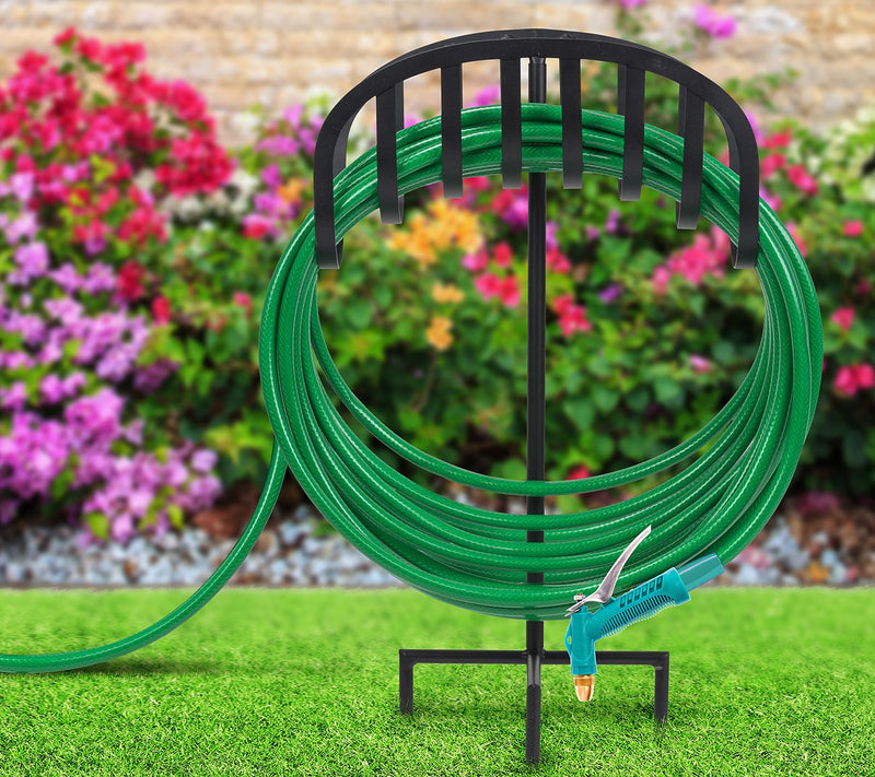 Sorbus Hose Holder Stand - Holds 125' of 5/8" Hose — View 3
