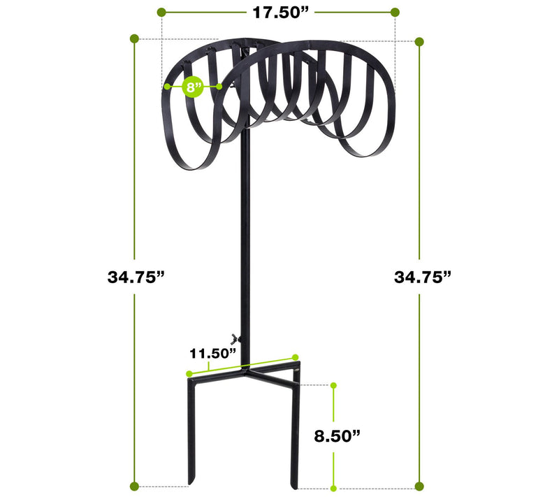 Sorbus Hose Holder Stand - Holds 125' of 5/8" Hose — View 4