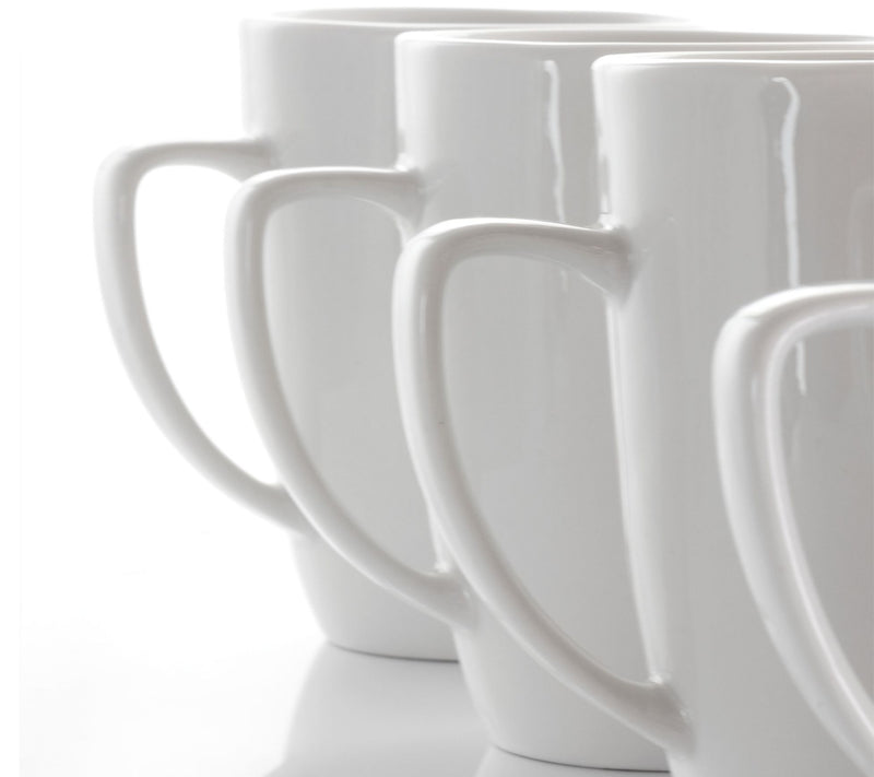 Elama Riley 12-Piece 12-oz Porcelain Mug Set — View 5