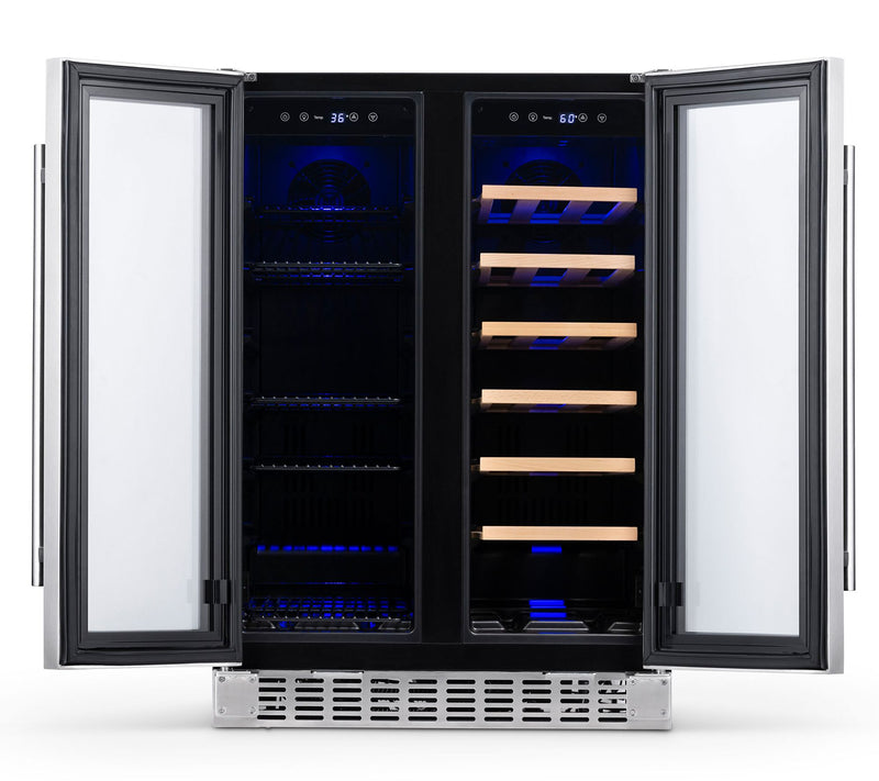 NewAir 24" Premium Built-in Dual Zone Beverageridge — View 2