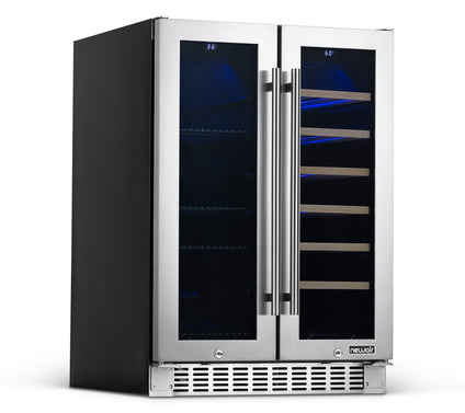 NewAir 24" Premium Built-in Dual Zone Beverageridge