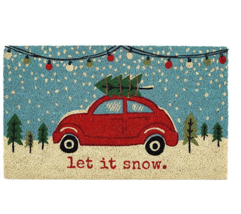 Design Imports Christmas Car Doormat — Main view