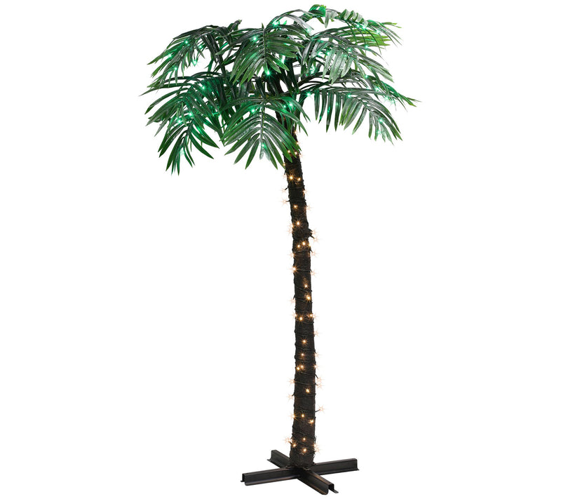 Puleo International 8' Prelit Palm Tree with 192 Lights — Main view