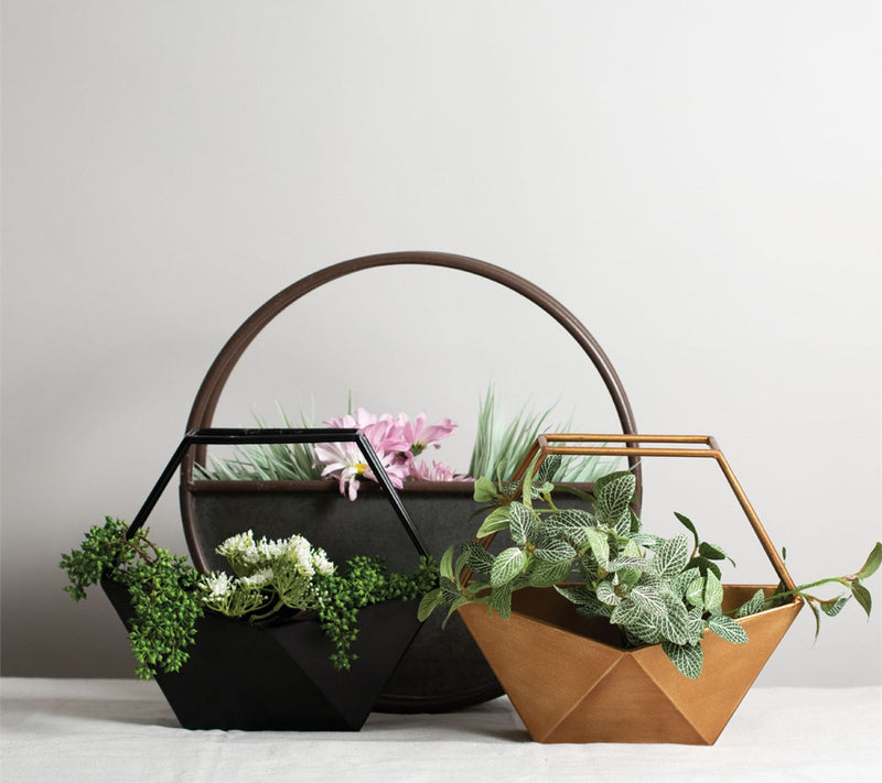 Foreside Home & Garden Geo Conservatory PlanterBlack — View 4