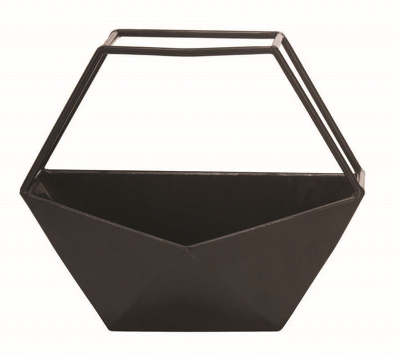 Foreside Home & Garden Geo Conservatory PlanterBlack — Main view