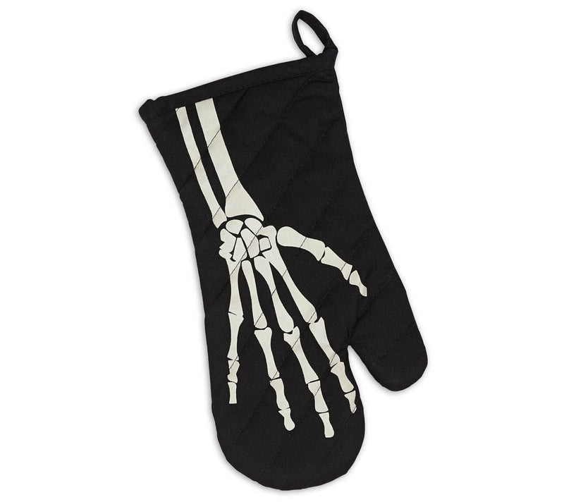 Design Imports Skeleton Apron & Oven Mitt Set — View 2