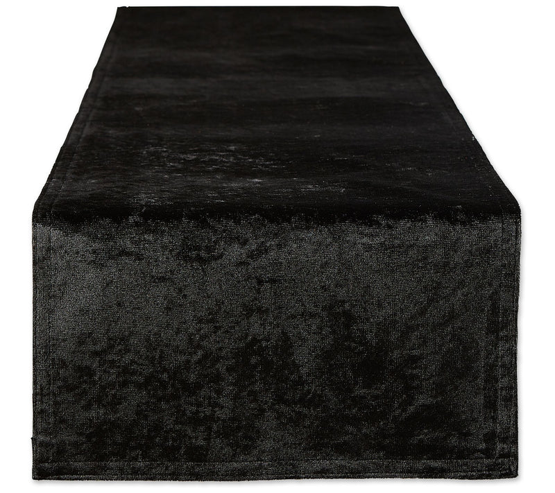 Design Imports 14"x72" Velvet Table Runner — View 3