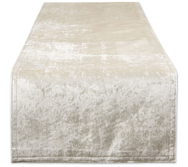 Design Imports 14"x72" Velvet Table Runner — View 5