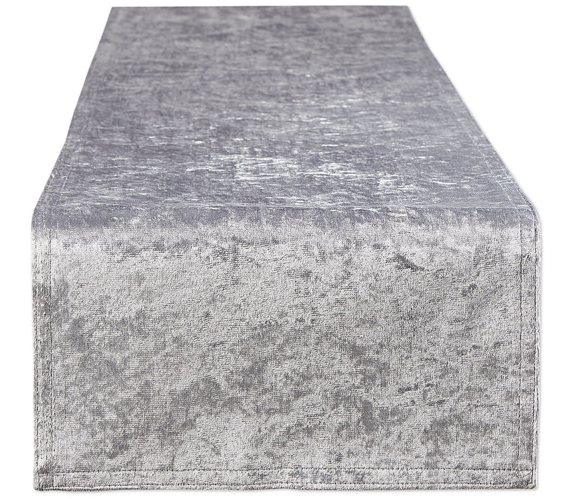 Design Imports 14"x72" Velvet Table Runner — View 9