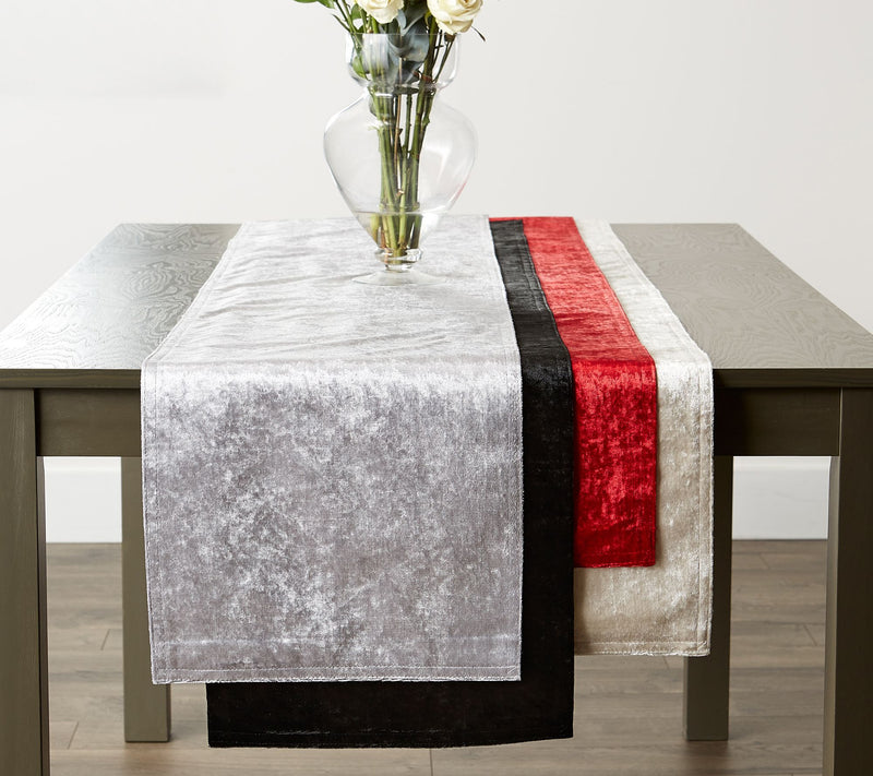 Design Imports 14"x72" Velvet Table Runner — View 16