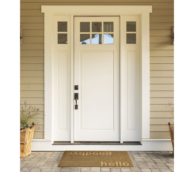 Design Imports Hello-Goodbye Engraved Doormat — View 2