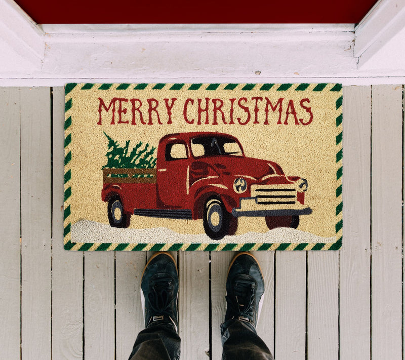 Design Imports Merry Christmas Truck Doormat — View 3