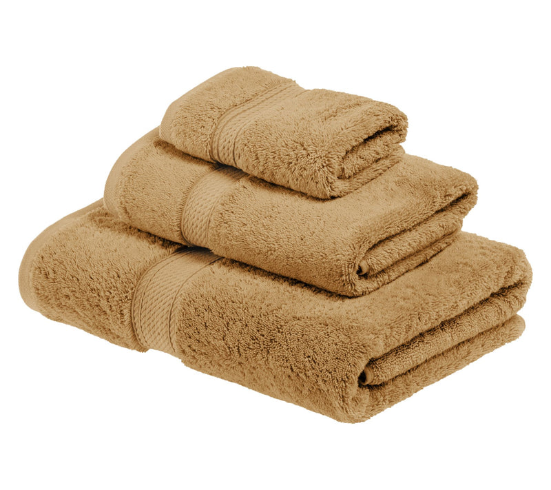 Superior Egyptian Cotton 3-Piece Solid Absorbent Towel Set — View 41