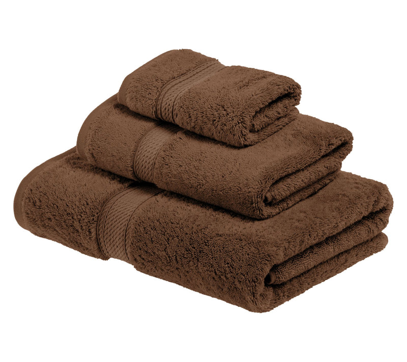 Superior Egyptian Cotton 3-Piece Solid Absorbent Towel Set — View 7